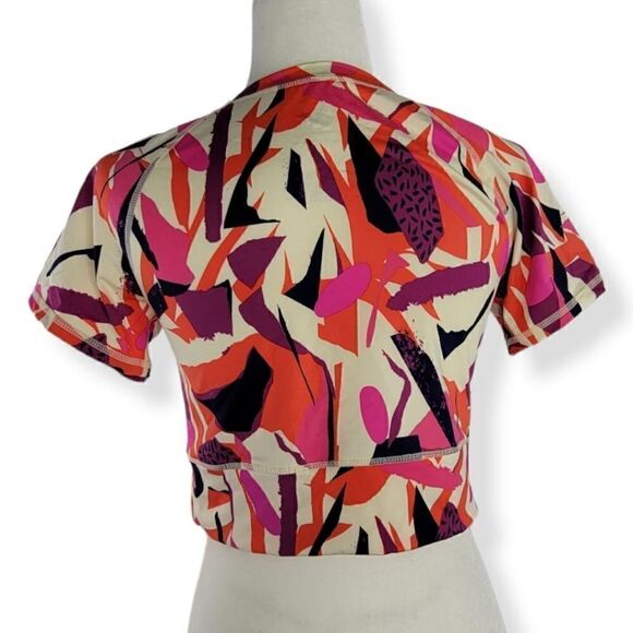 J.Dow Fitness Short Sleeve Crop Top Large - Picture 4 of 6